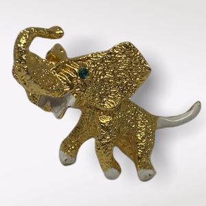 Vintage | Mini Elephant Brooch